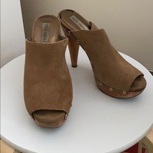 Steve Madden Daynty peep toe platform mule